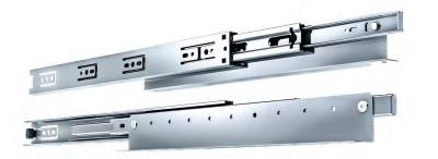 2 Paia Guida Scorrevole A Sfera Telescopica Per Cassetto, Push To Open - Foto 2