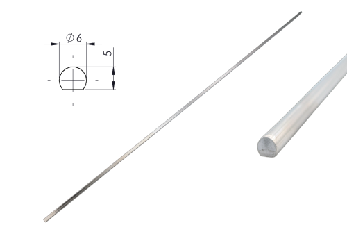 Asta MASNI 6x5 mm per Serratura Aste Rotanti